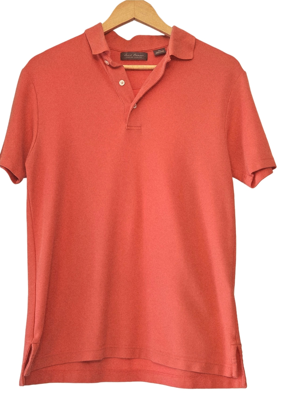 Daniel Cremieux Coral Cotton Polo Shirt Medium Classic Golf Casual